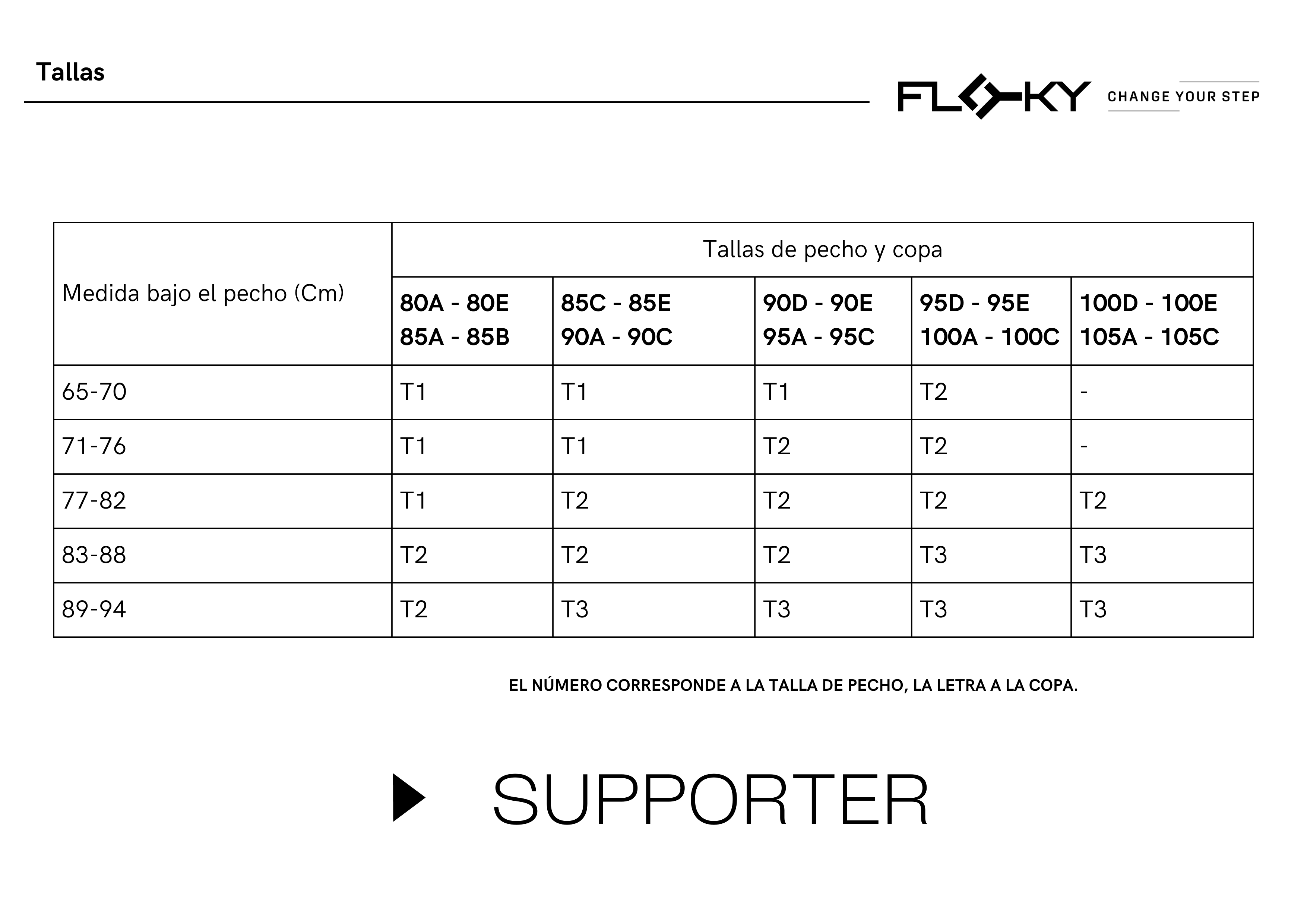 Sujetador Bra Floky SUPPORTER