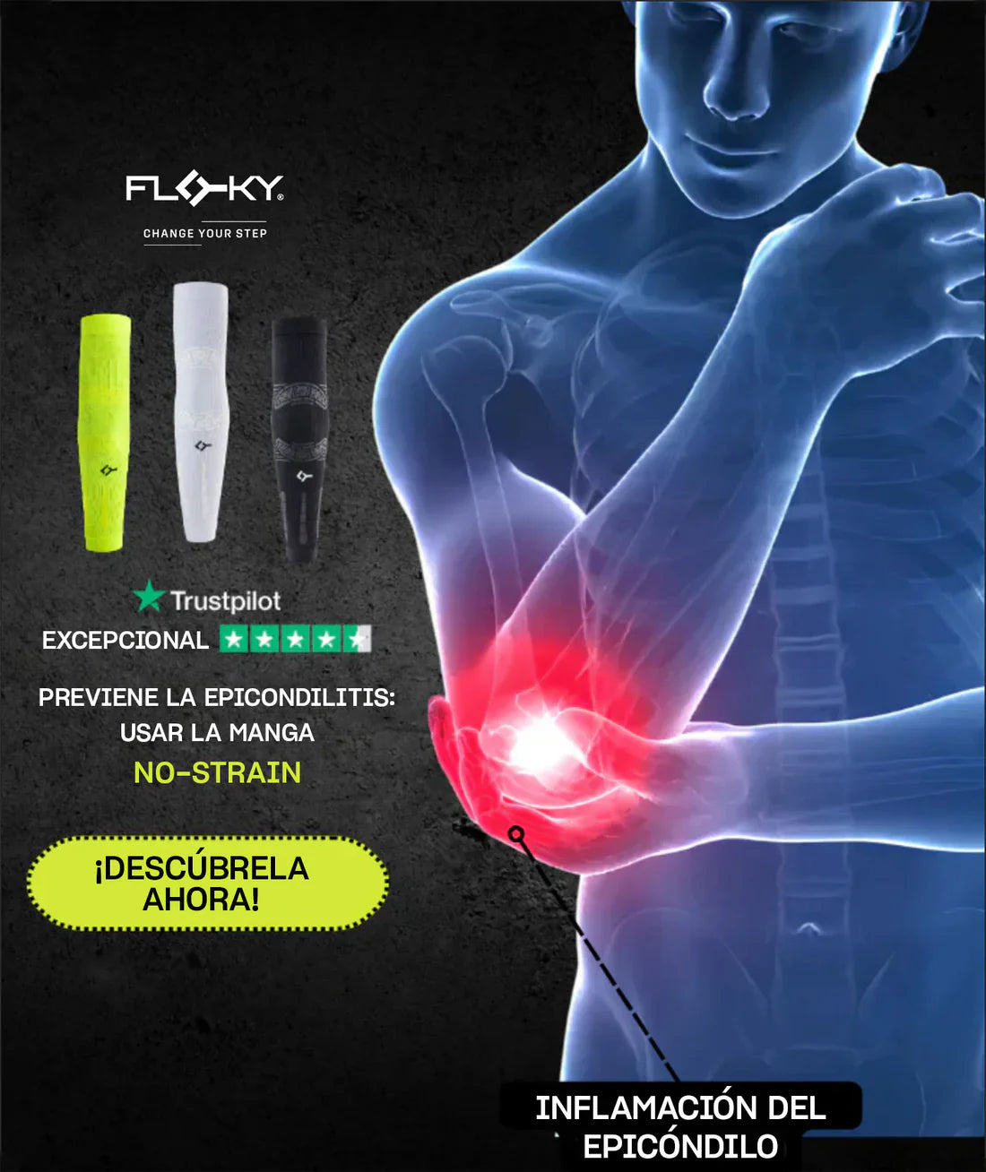 Manguito Floky NO STRAIN x 2 unidades