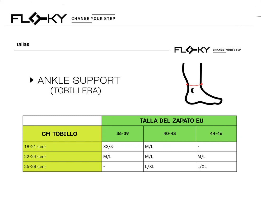 Tobillera Floky ANKLE Support x 1 unidad