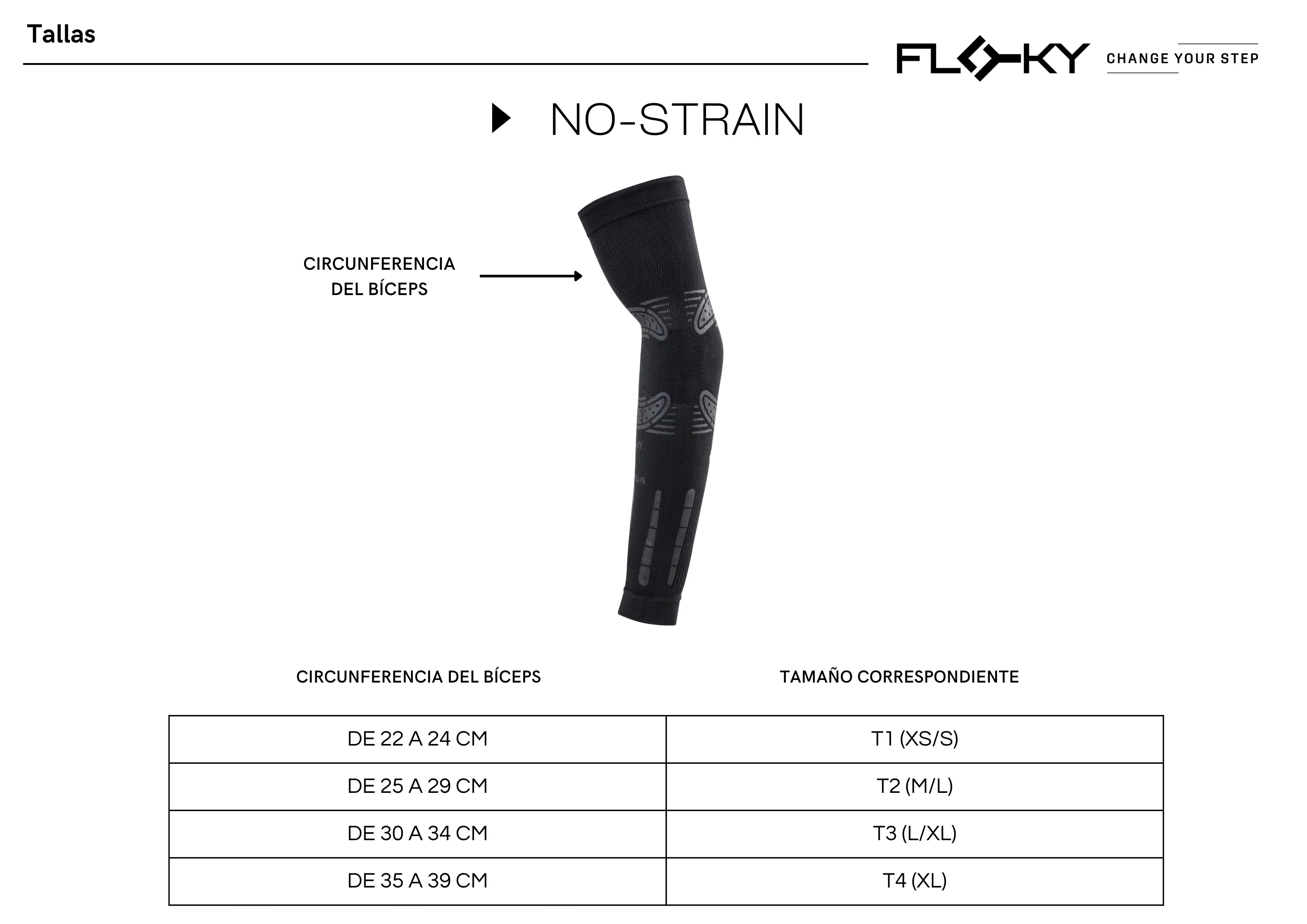 Manguito Floky NO STRAIN x 2 unidades